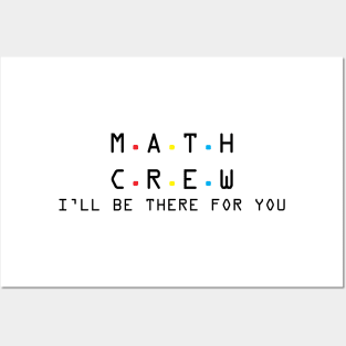 math crew t shirt Posters and Art